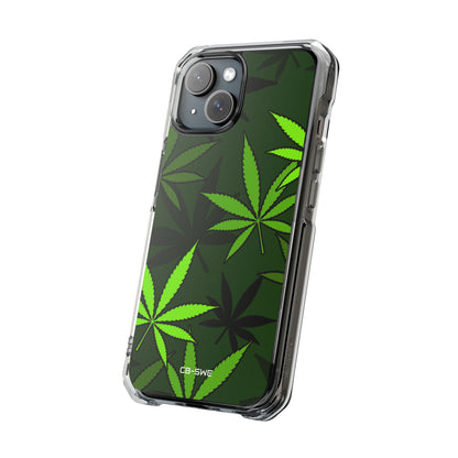 Green Leaf Symmetry iPhone Case - Impact
