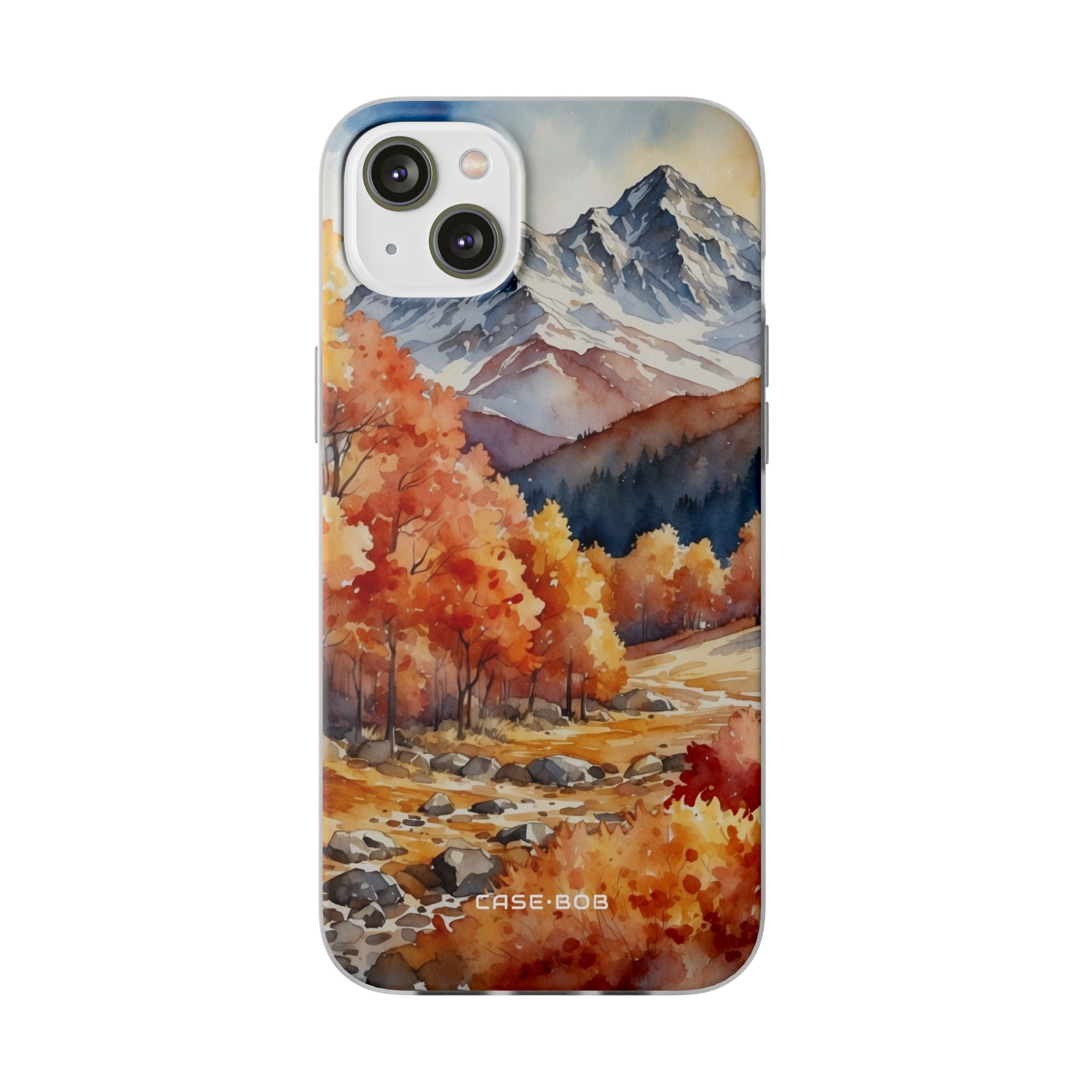 Snowcapped Radiance iPhone 14 Plus Case - Soft