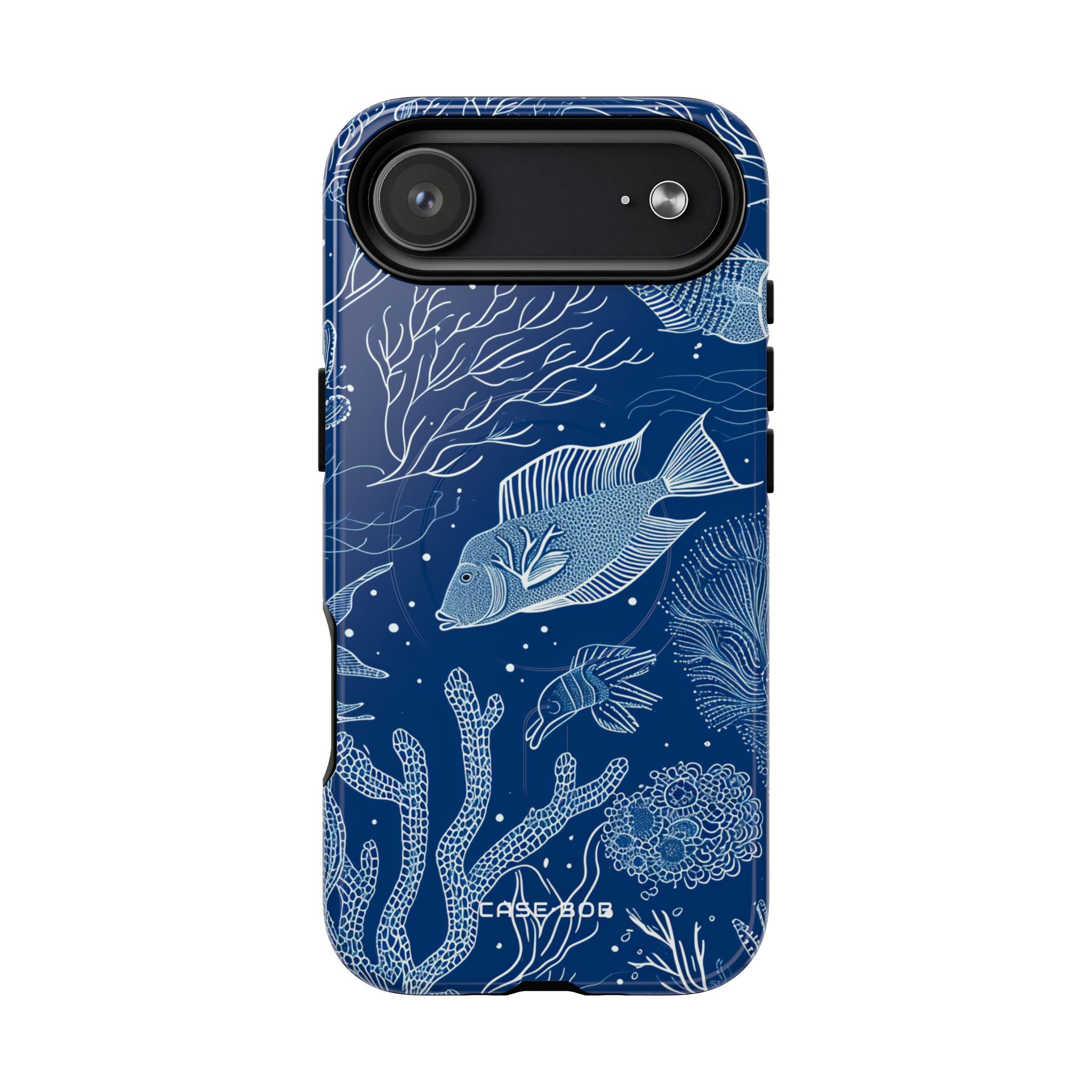 Navy Scale Reef iPhone 17 Air Case - Tough+