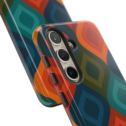 Vibrant Retro Diamond Mid-Century Seamless Samsung S24 - Tough