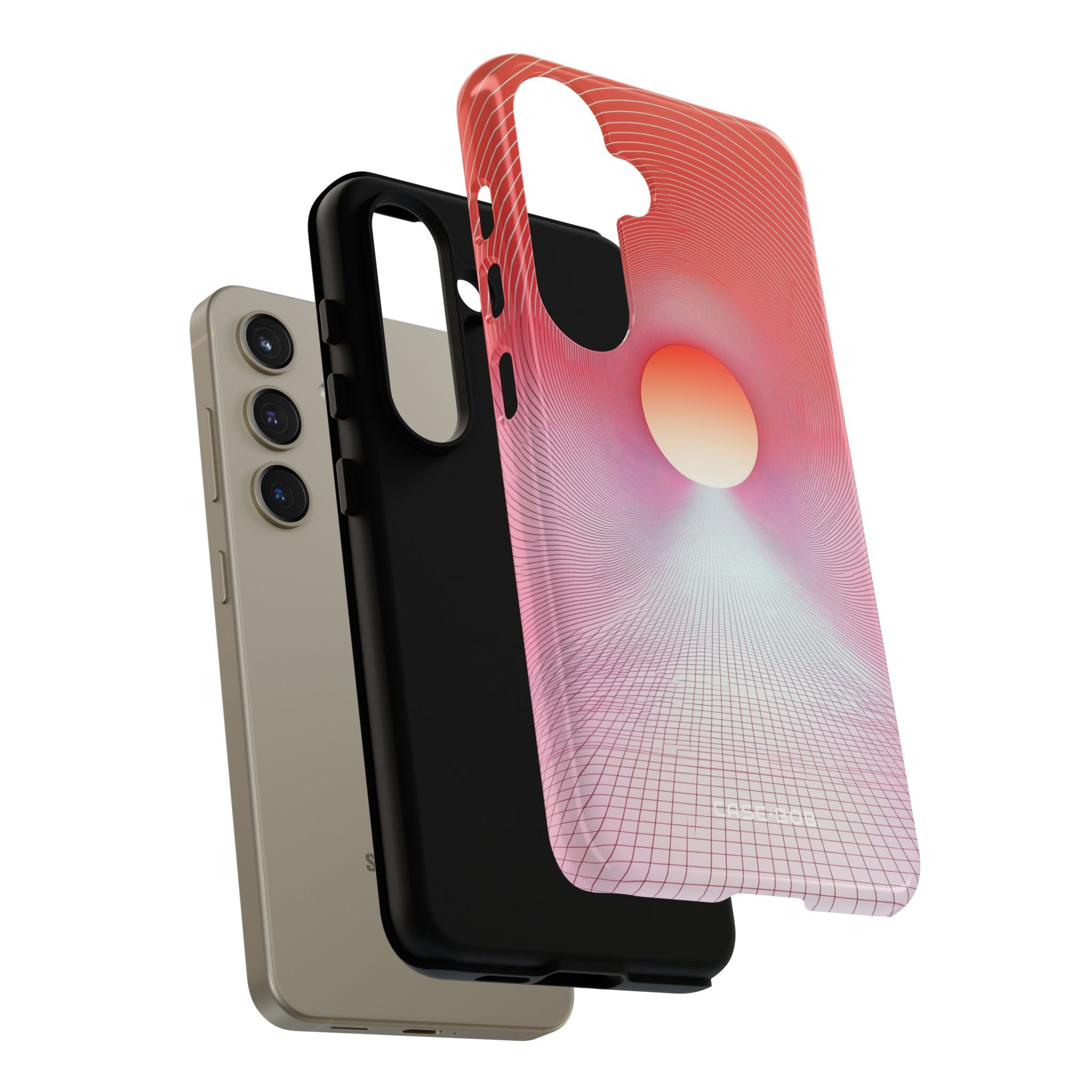 Orange Portal Samsung S24 Case - Tough