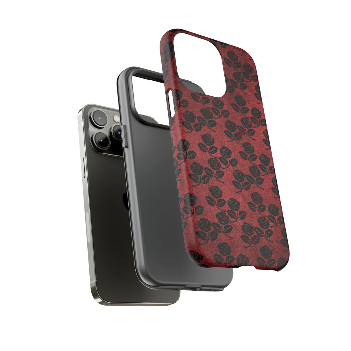 Rosemony Gothic Flower - Protective Phone Case