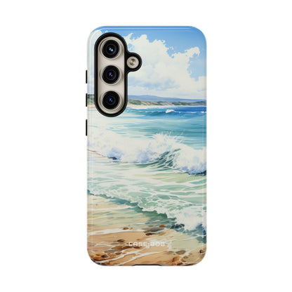 Foamy Wave Breeze Samsung S24 Case - Tough