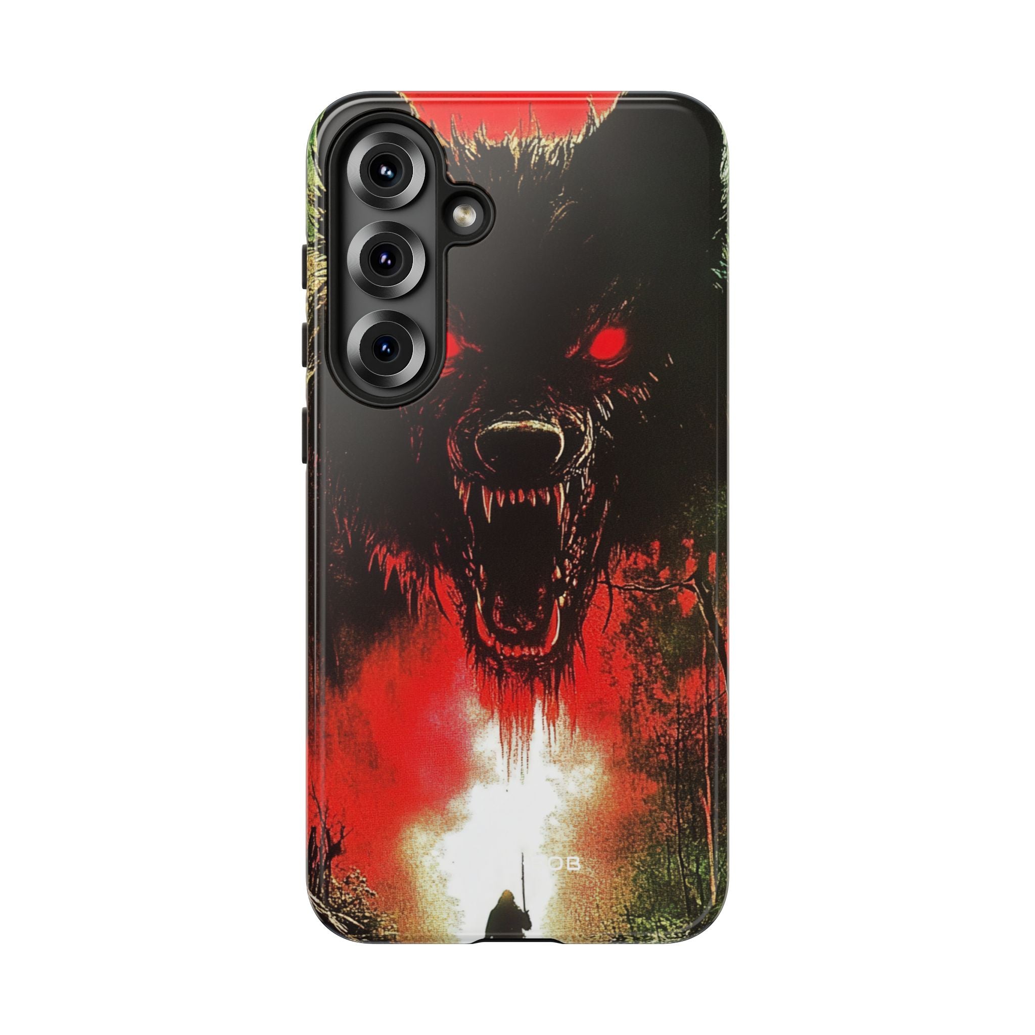 Crimson Wolf Samsung S25 Plus Case - Tough