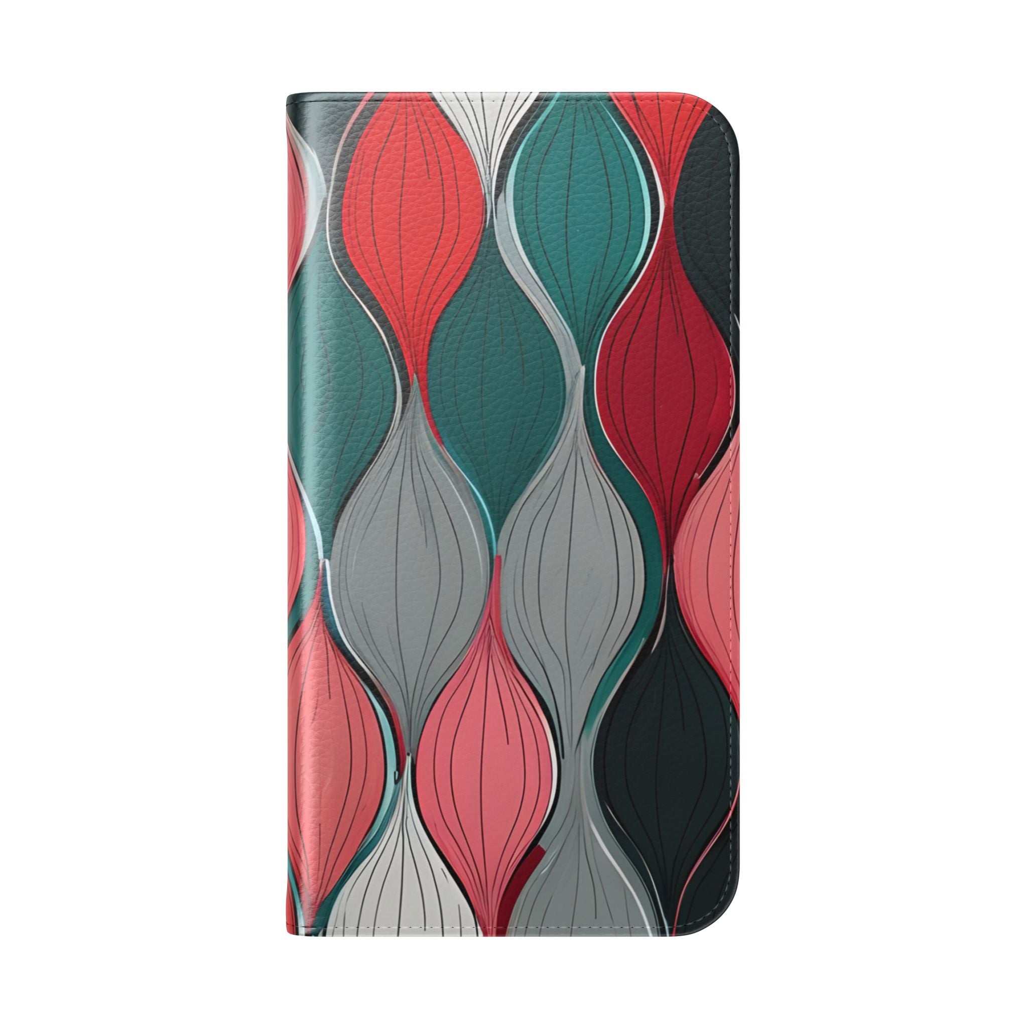 Leaf Spiral Pink - iPhone 15 Plus Case - Wallet