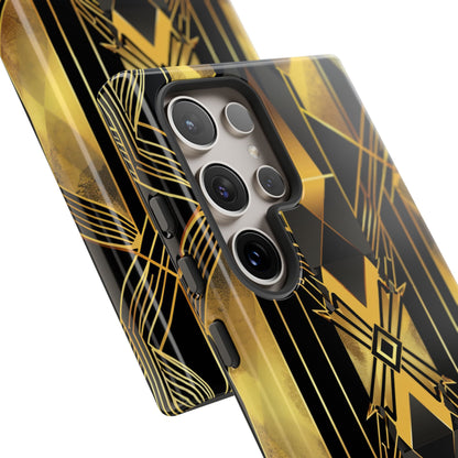 Golden Diamond Radiance Samsung S24 Ultra Case - Tough