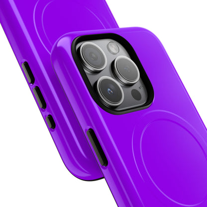 Vivid Violet - Tough + MagSafe® iPhone 15 Phone Case