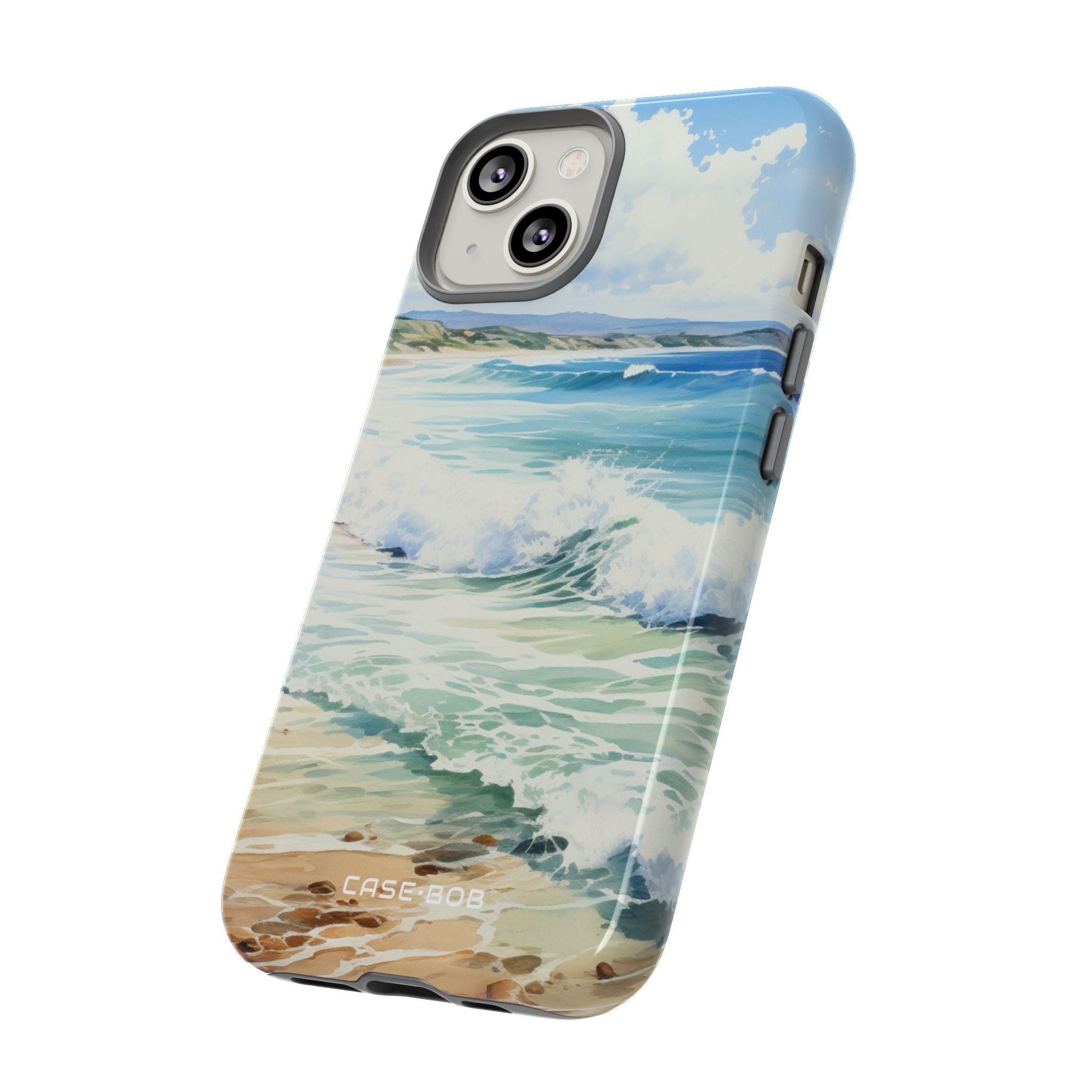 Foamy Wave Breeze iPhone 14 Case - Tough