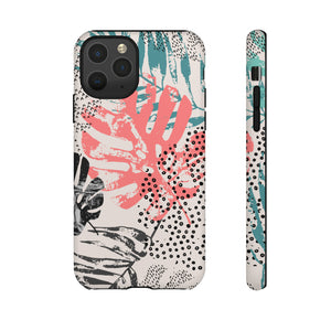 Rough Grunge Tropical - Protective Phone Case