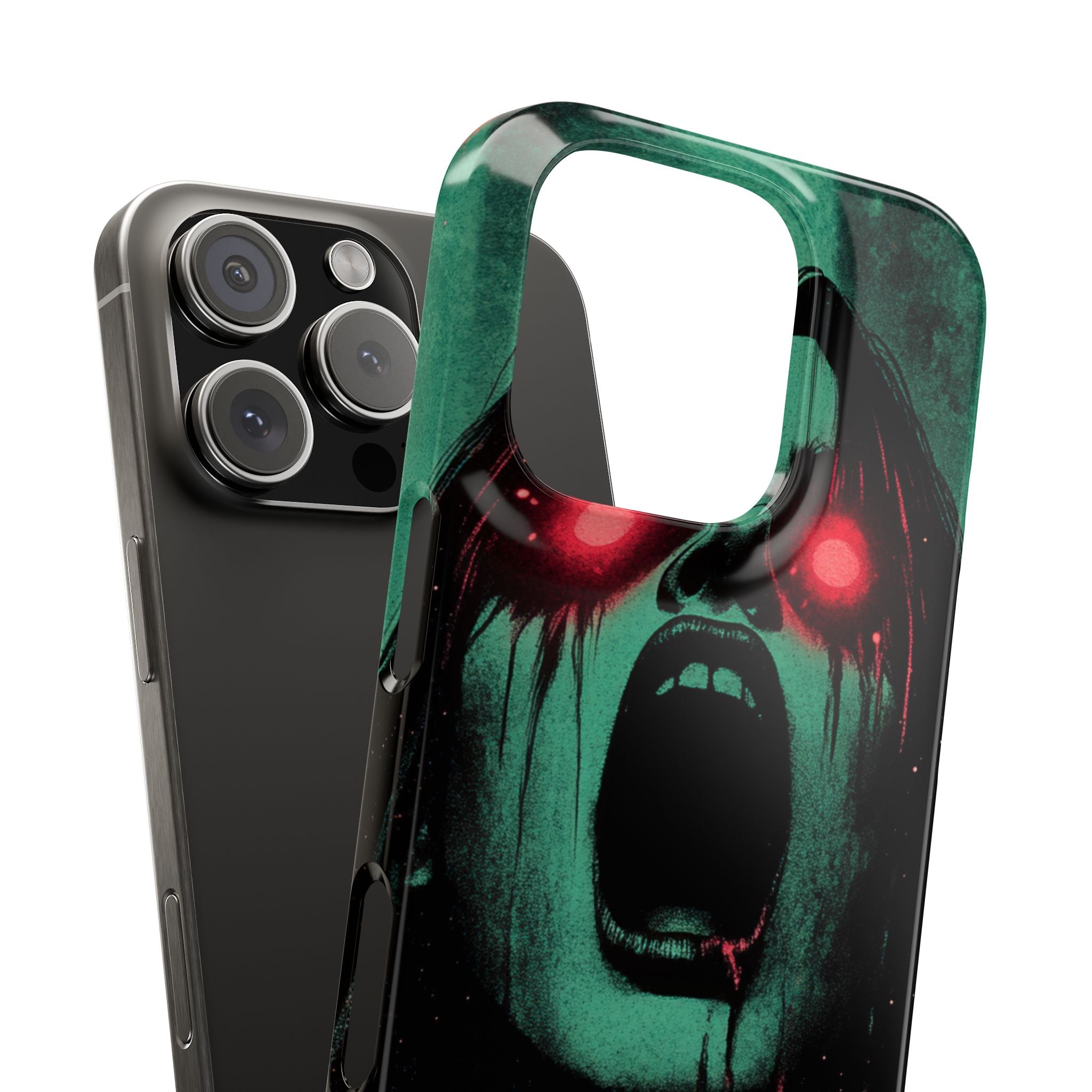 Haunting Glow of Gothic Eyes iPhone 16 - Slim Phone Case