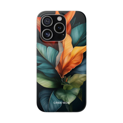 Tropical Leafburst iPhone 15 Pro Case - Soft