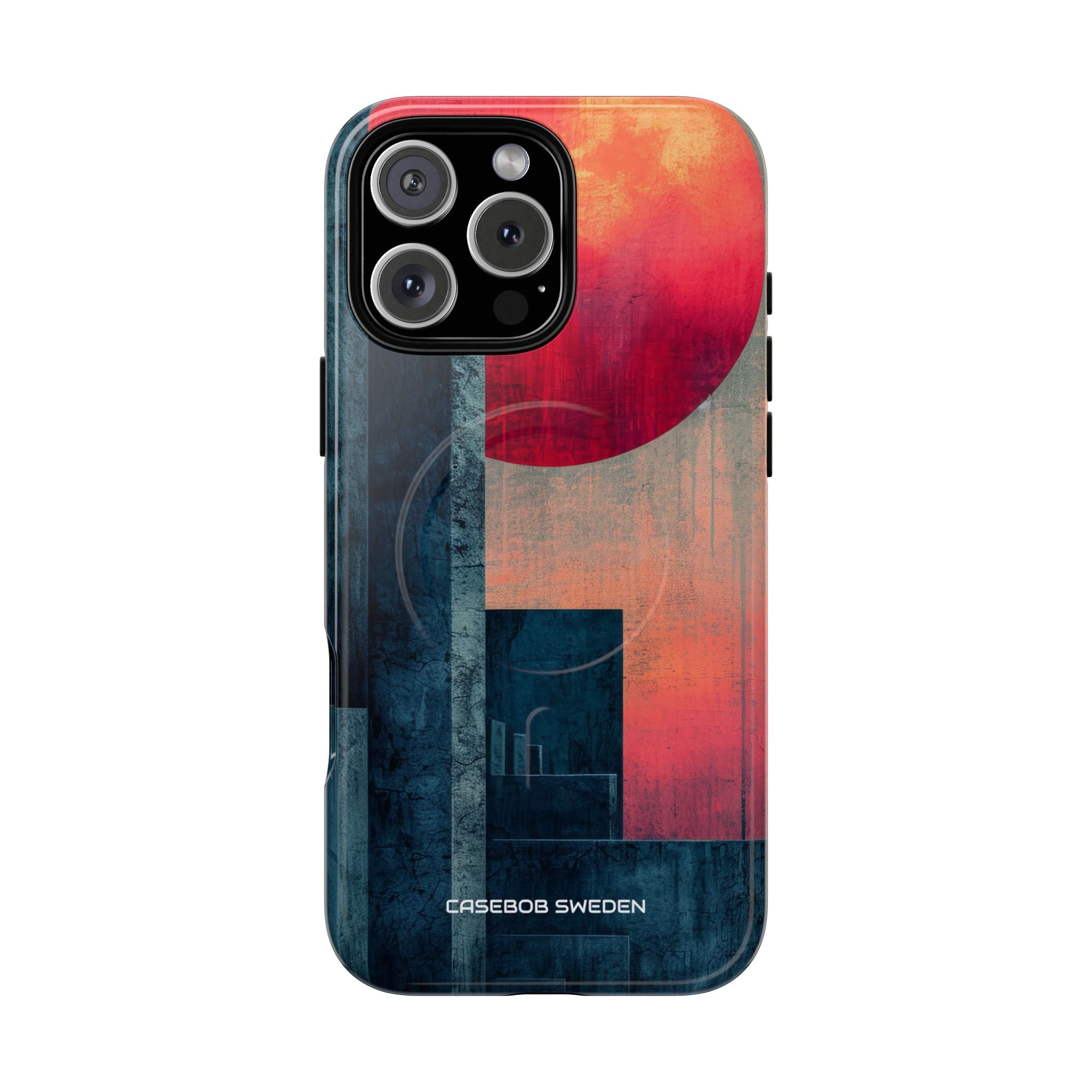 Abstract Geometric Skyline - Tough + MagSafe® iPhone 16 Phone Case