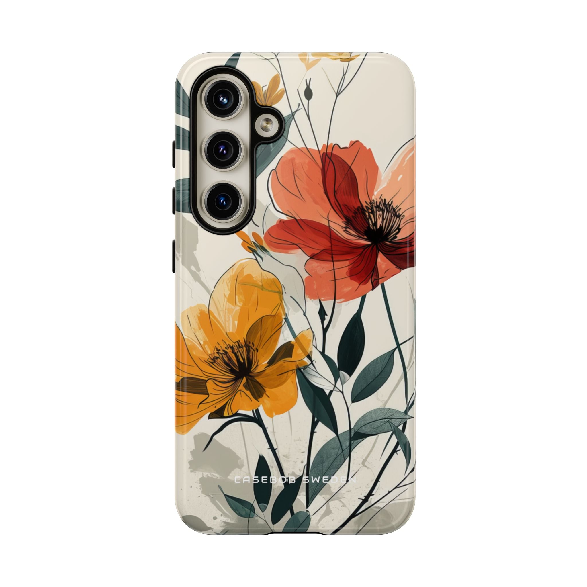 Elegant Floral Harmony Samsung S24 - Tough Phone Case