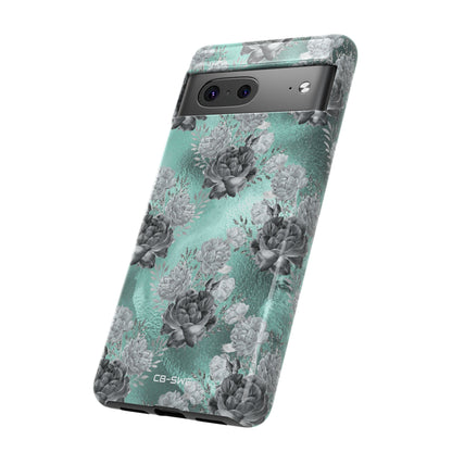 Teal Floral Elegance - Google Pixel Case