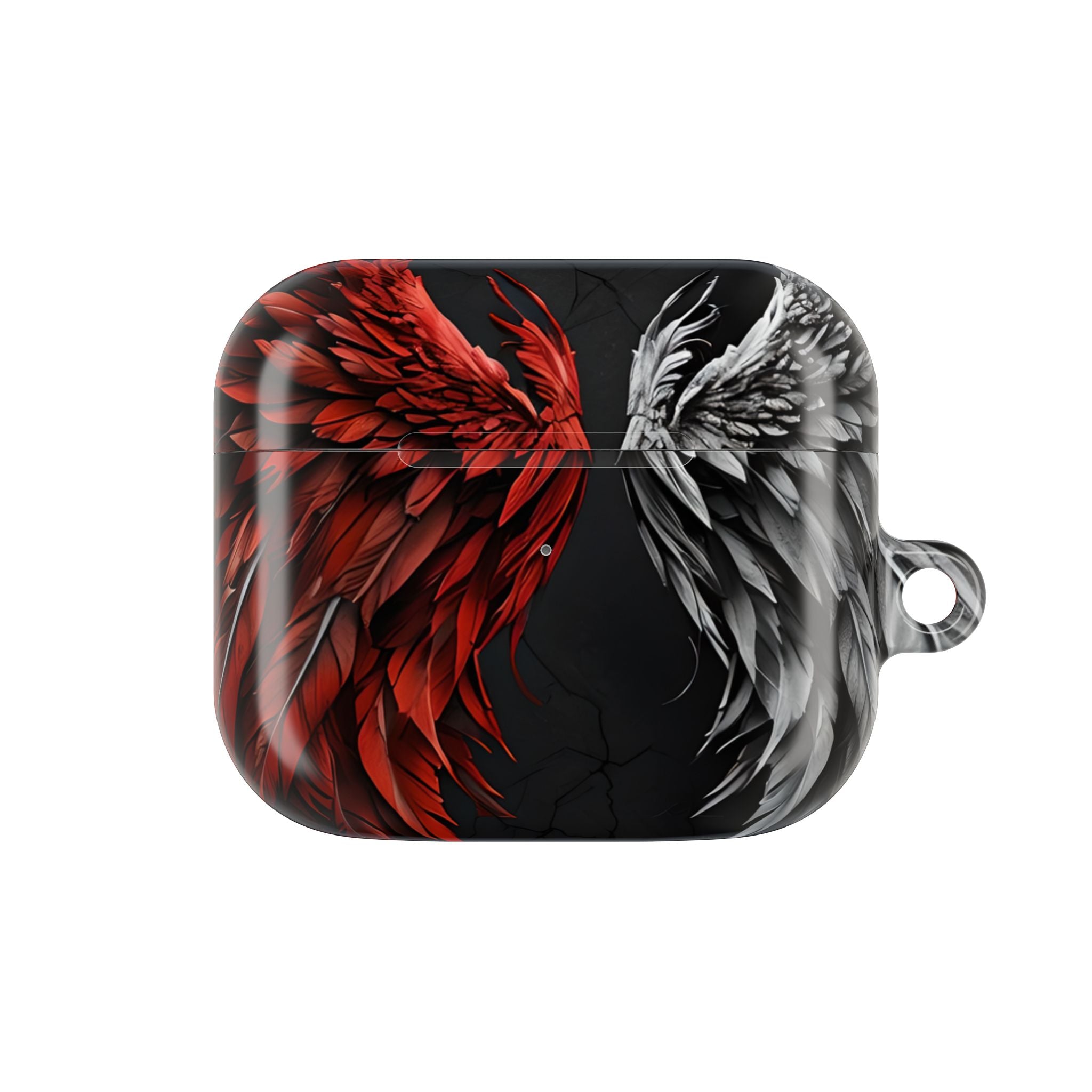 Crimson Silver Wings - AirPods Case