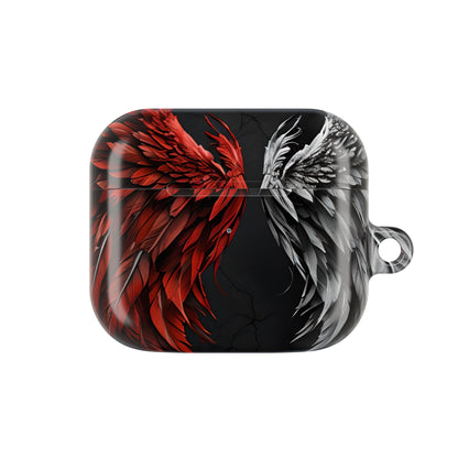 Crimson Silver Wings - AirPods Case