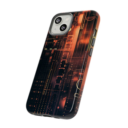 FuturTech Glare: Innovation Gradient - Protective Phone Case