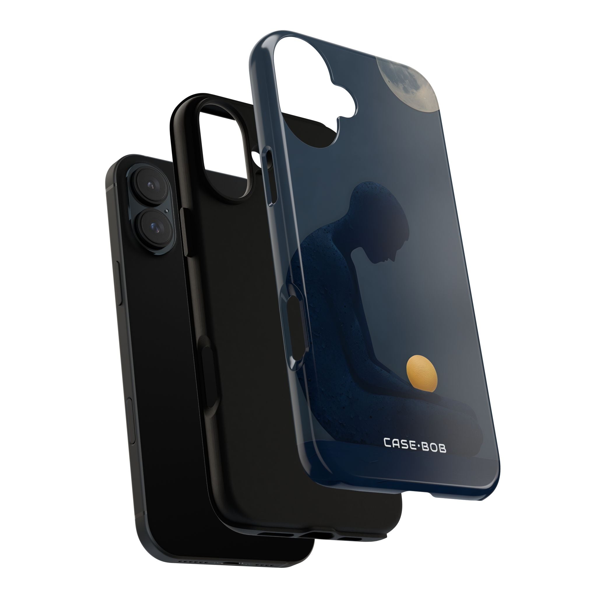 Navy Meditant iPhone 16 Plus Case - Tough