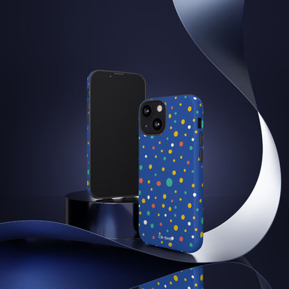 Colorful Dots Dance - iPhone Case