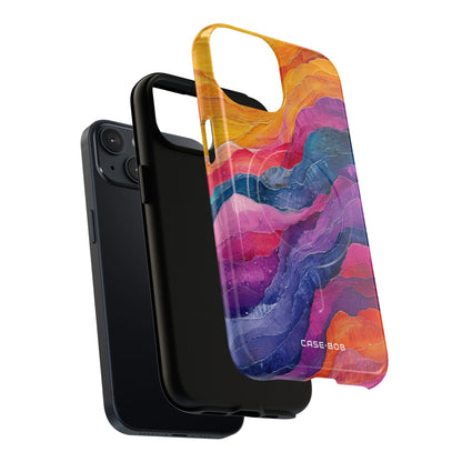 Vibrant Flow iPhone 14 Case - Tough+