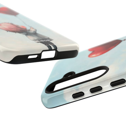 Heart Balloon Glow Samsung S24 Plus Case - Tough