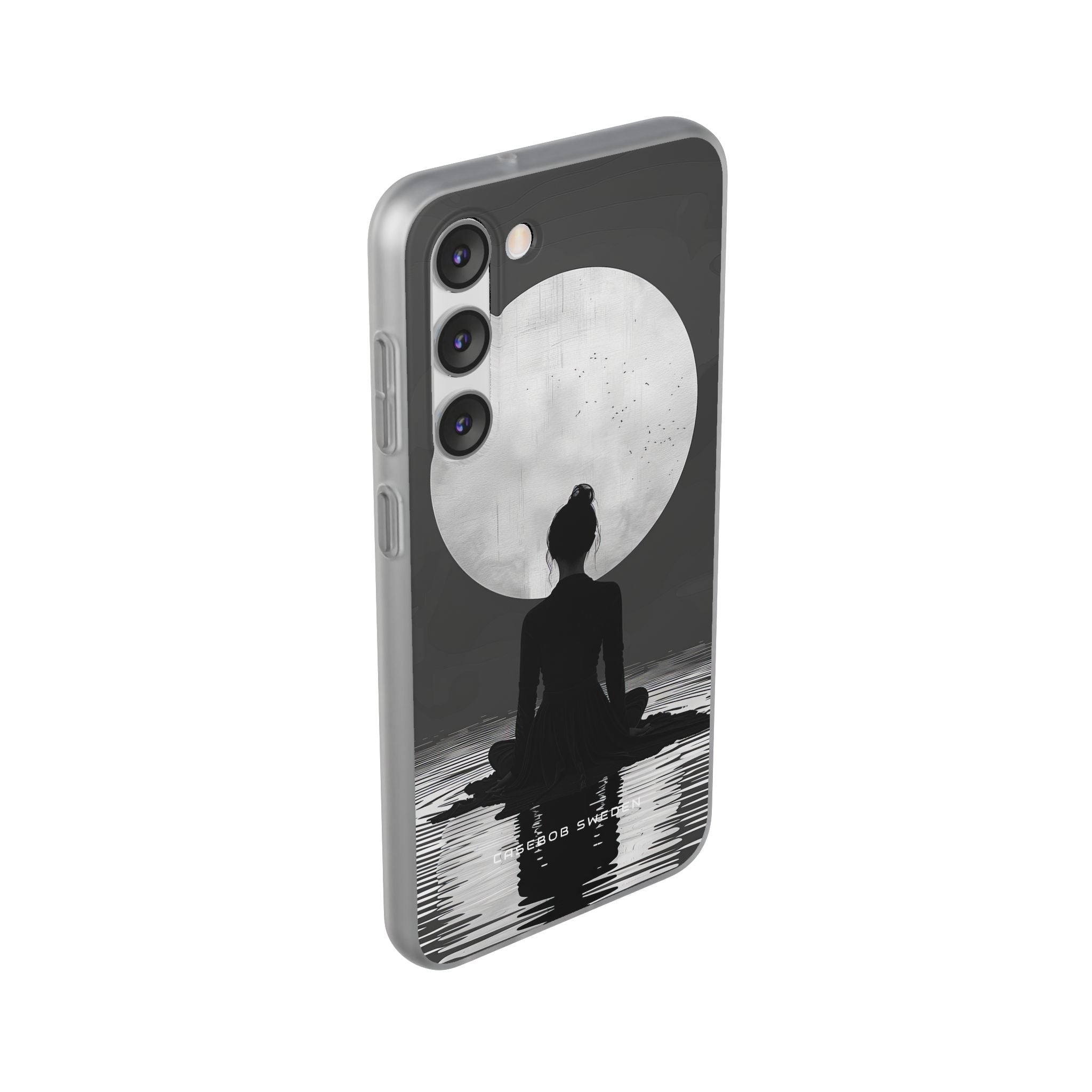 Zen Serenity Moon Reflection Samsung S23 - Flexi Phone Case