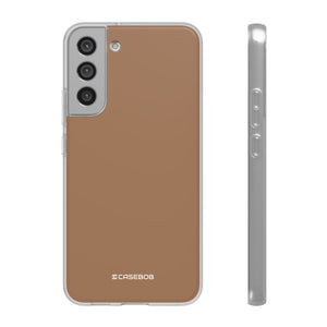 Chamoisee Brown | Handyhülle für Samsung Galaxy (Flexible Hülle) 