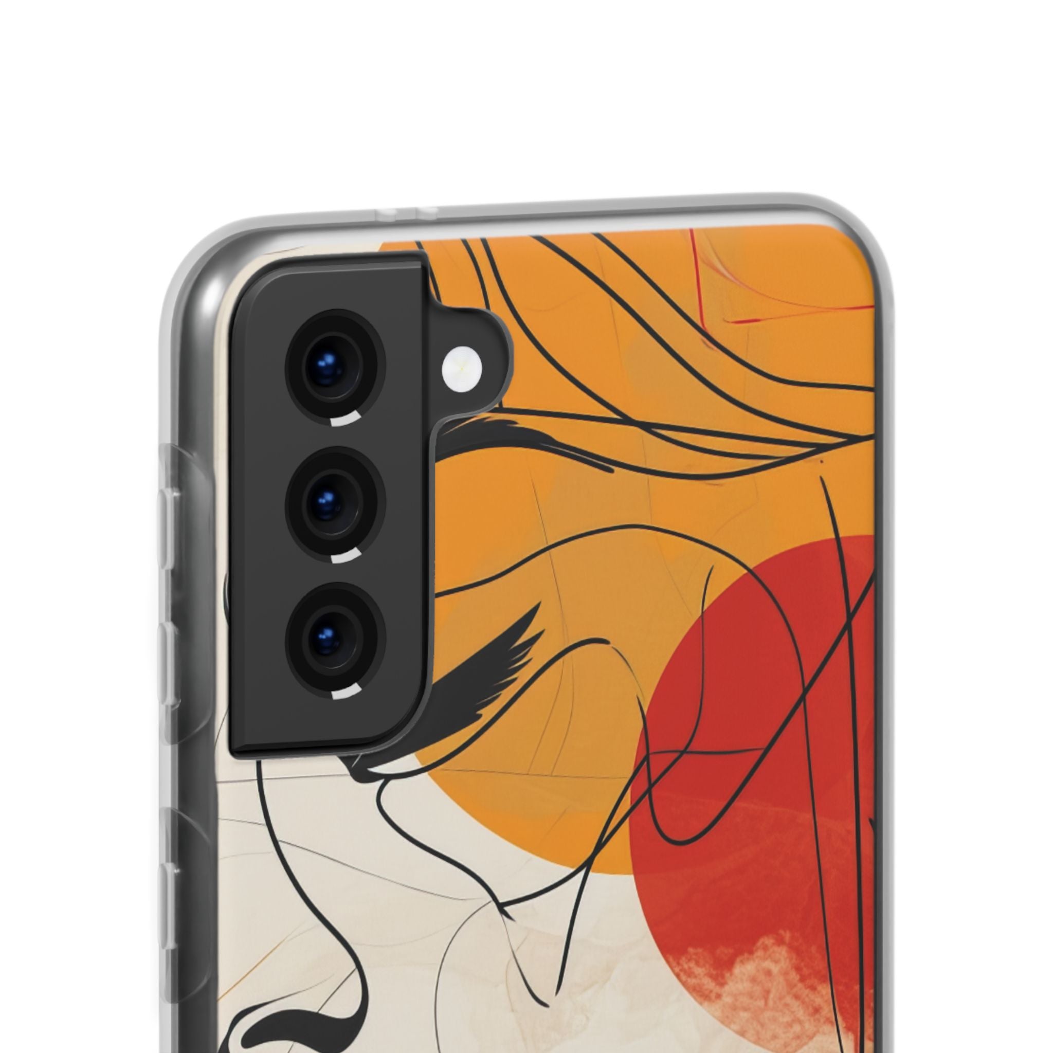 Contemplative Warmth | Flexible Phone Case for Samsung Galaxy