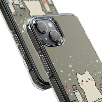 Cat Explores Potions iPhone Case - Impact
