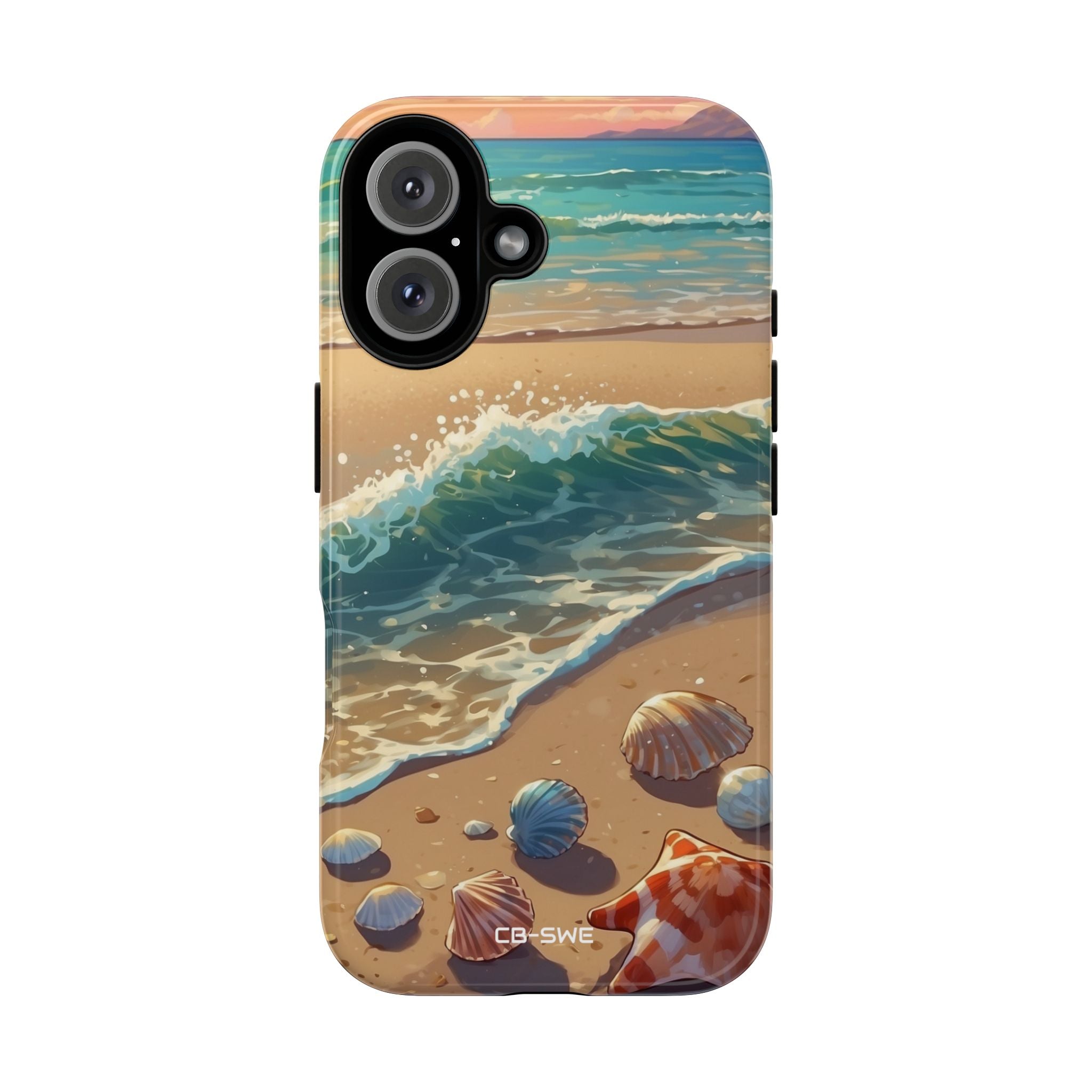 Seashells Kiss Shore - iPhone Case
