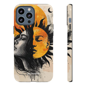 Sunlit Duality | Protective Phone Case for iPhone