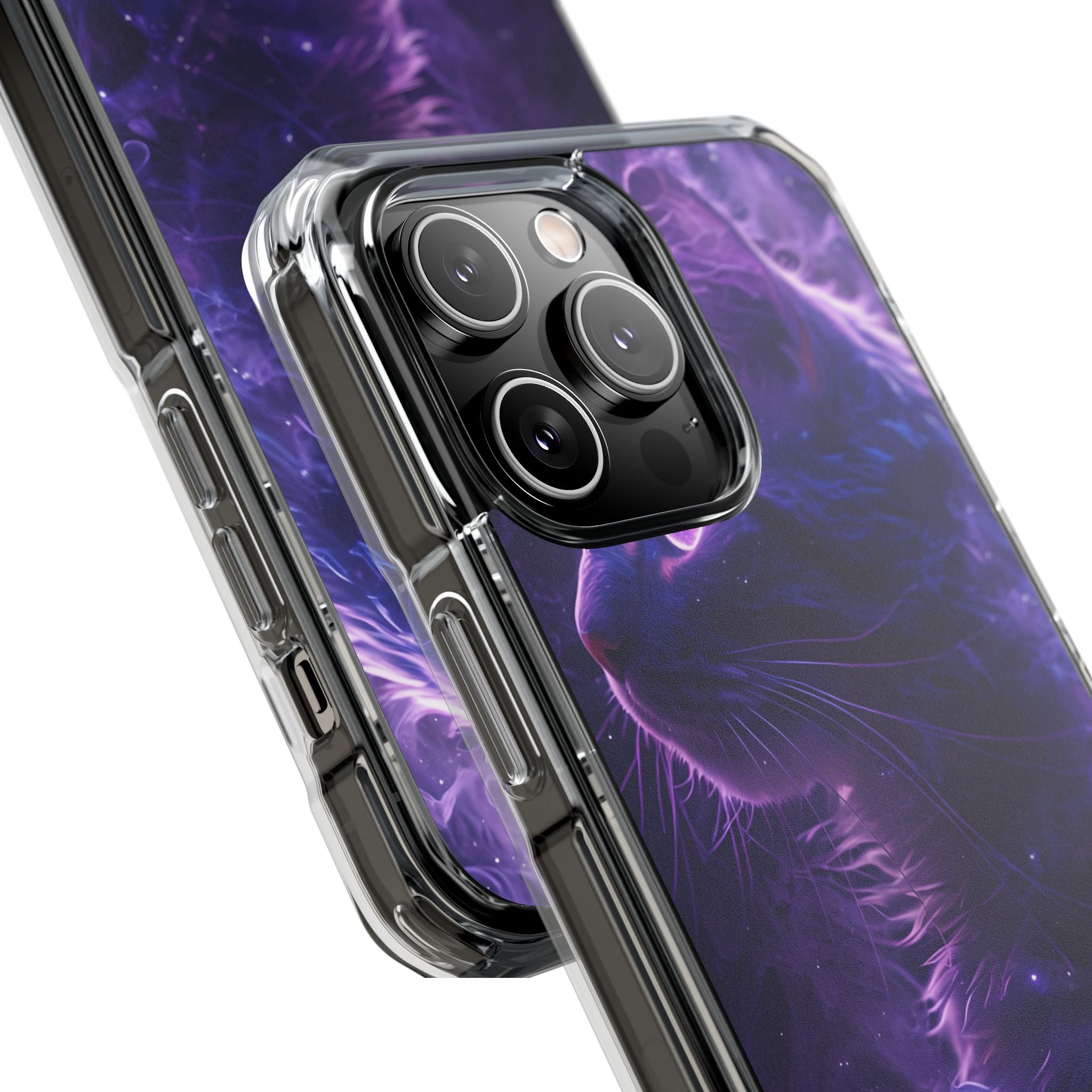 Mystical Starlit Cat iPhone Case - Impact