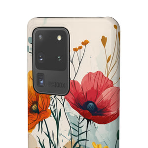 Blooming Whimsy | Schlanke Handyhülle für Samsung