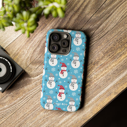 Snowman Parade iPhone 15 Pro Case - Tough