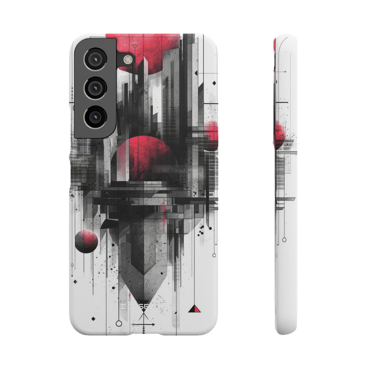 Cyber Gridscape | Slim Phone Case for Samsung