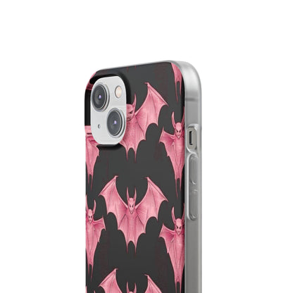 Pink Batwave iPhone 14 Case - Soft