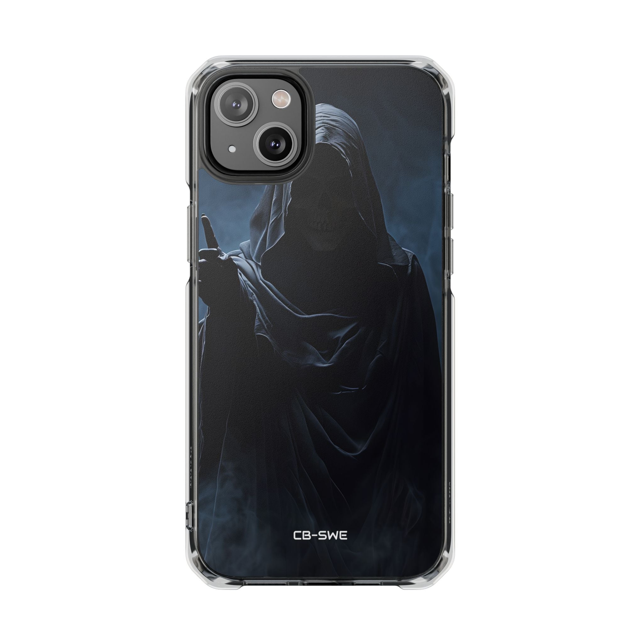 Spectral Guardian Warning iPhone Case - Impact