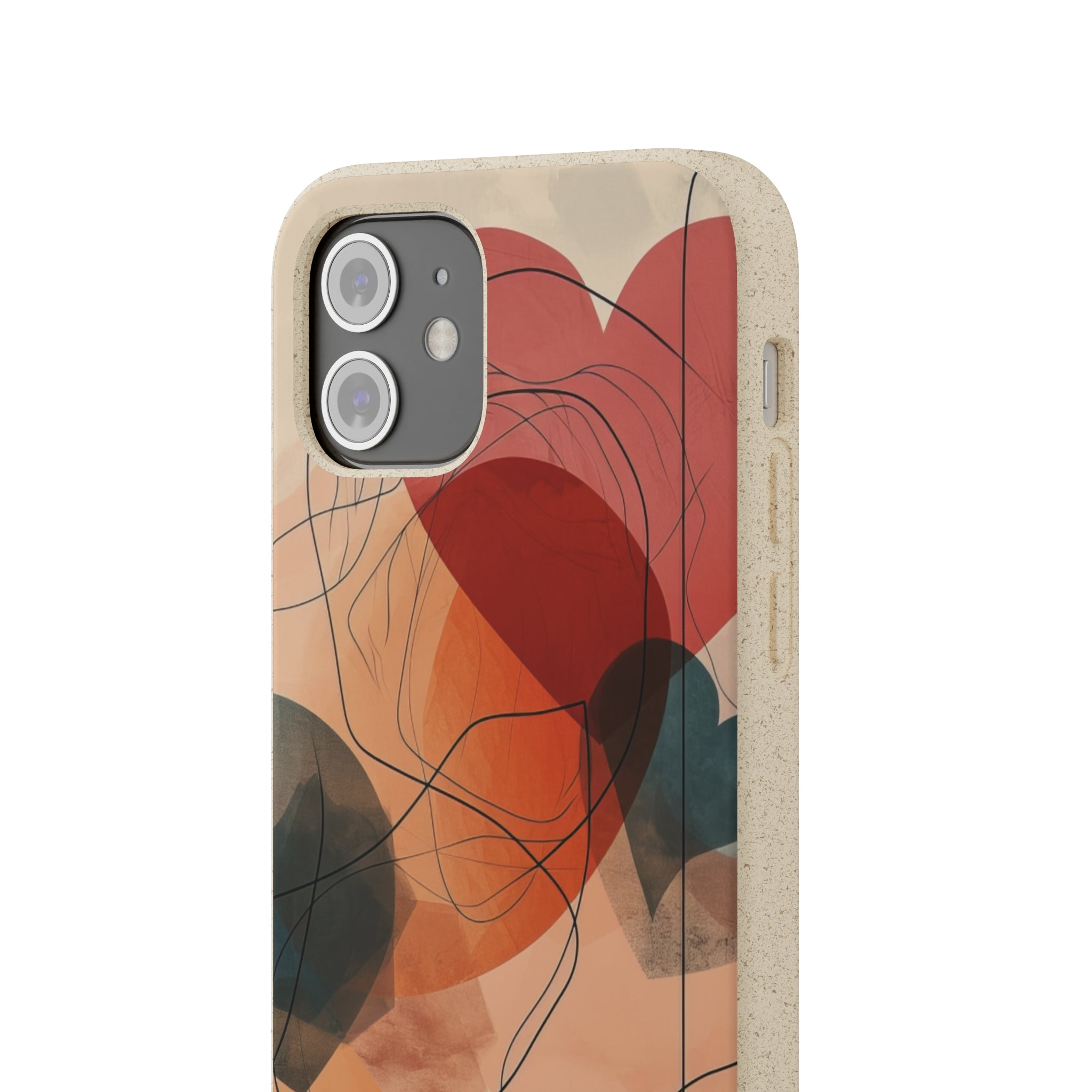 Abstract Heart Harmony | Biodegradable Phone Case