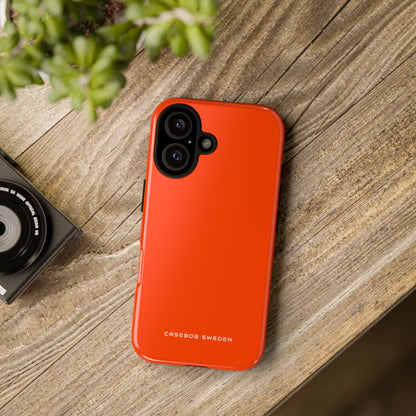 Orange Red iPhone 16 - Tough Phone Case