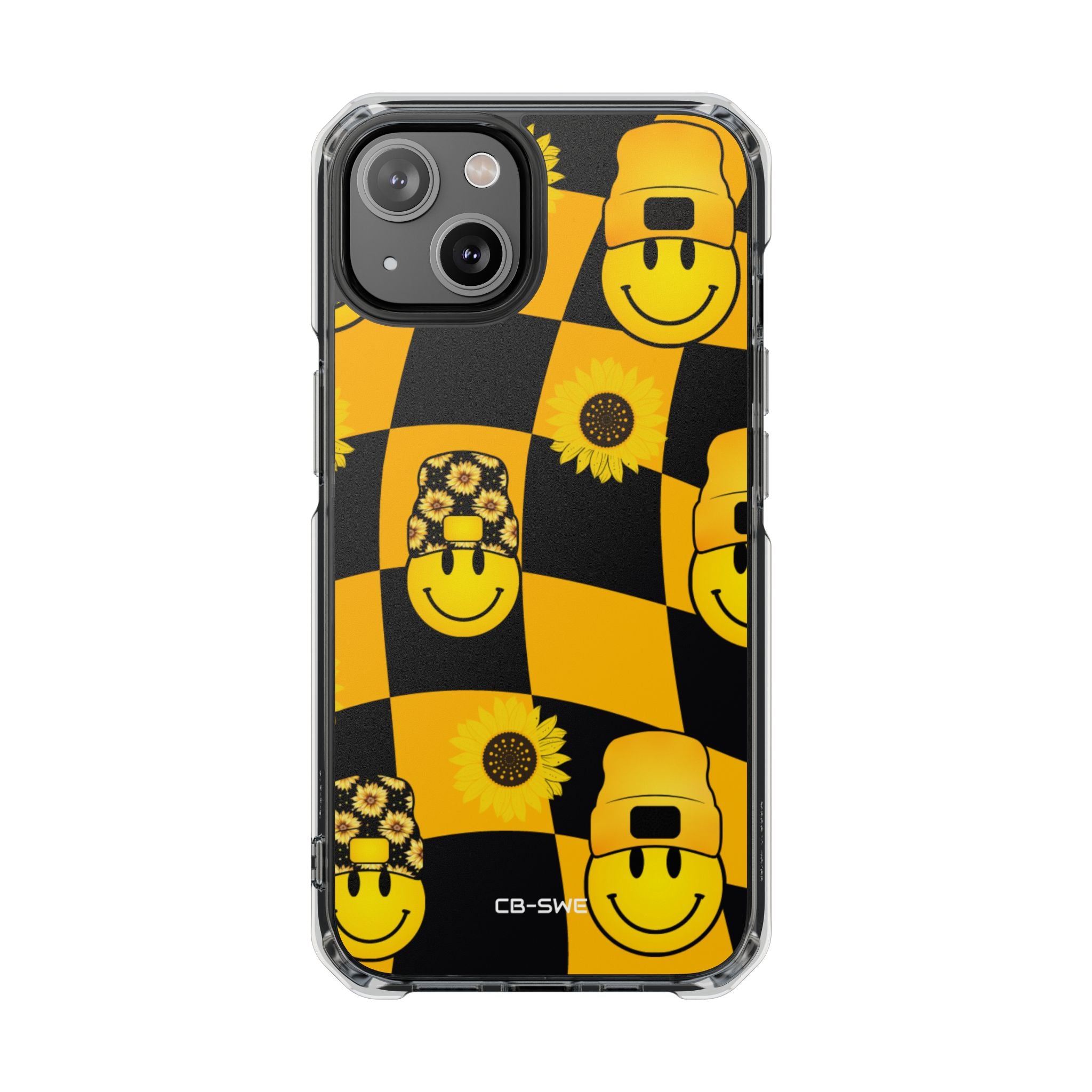 Joyful Checkered Smiles iPhone Case - Impact