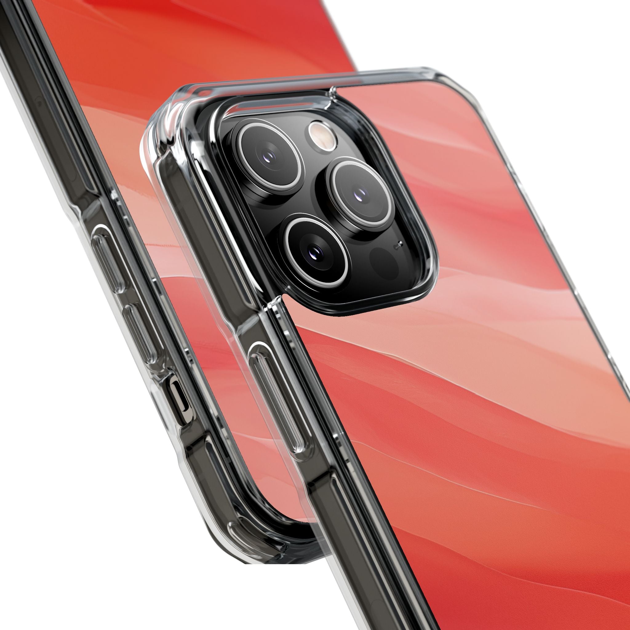 Flowing Coral Waves iPhone 14 - Impact Clear+