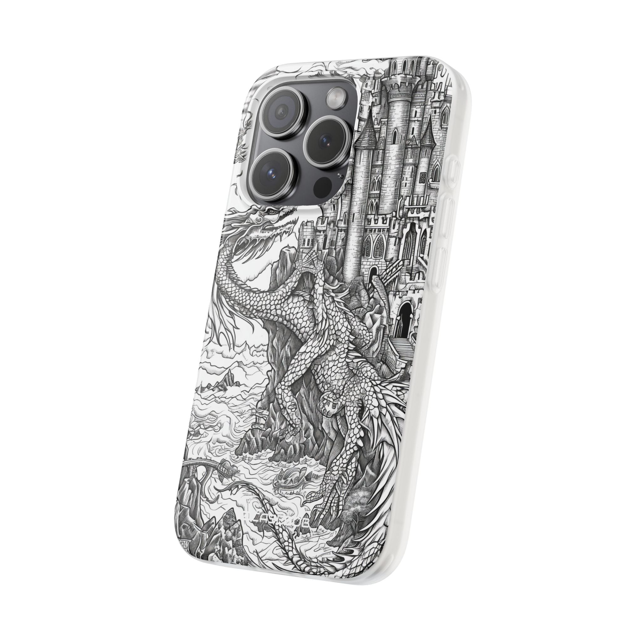 Dragon's Ascent | Flexible Phone Case for iPhone