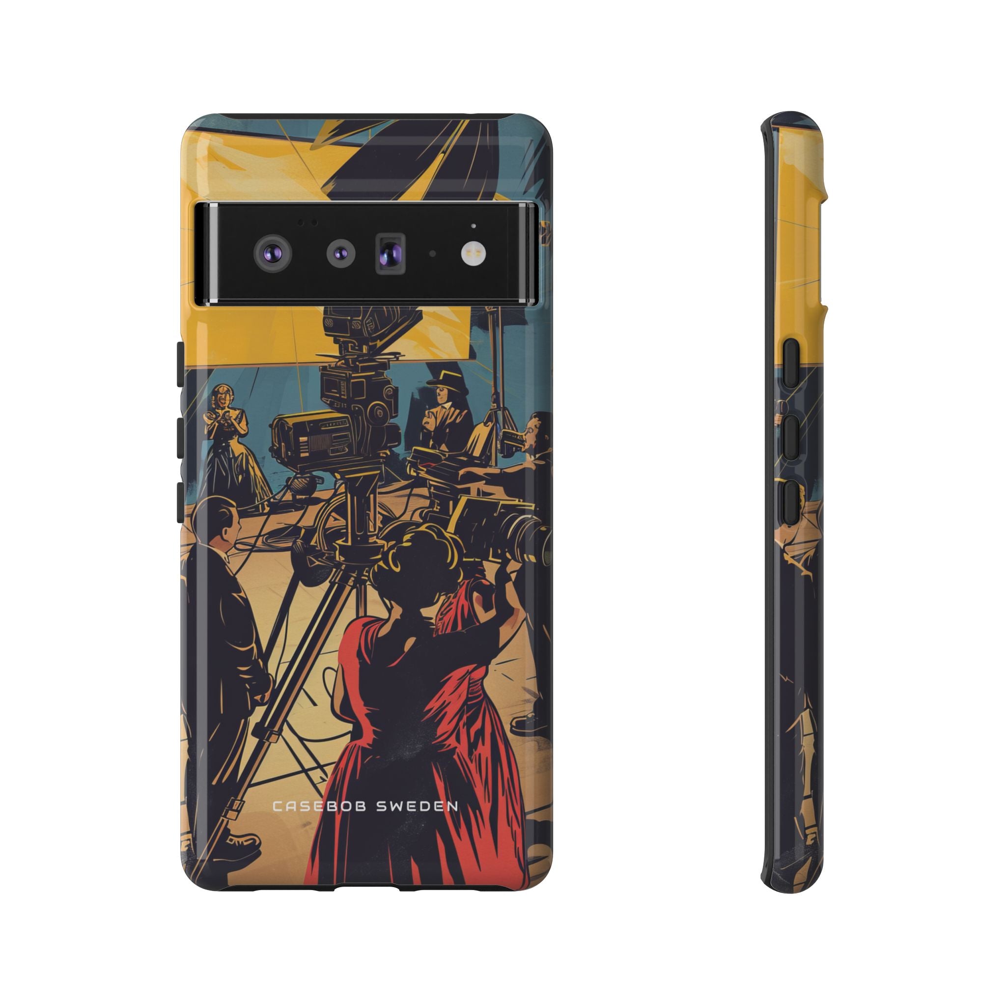 Golden Era Cinematic Spotlight Google Pixel 6 - Tough Phone Case