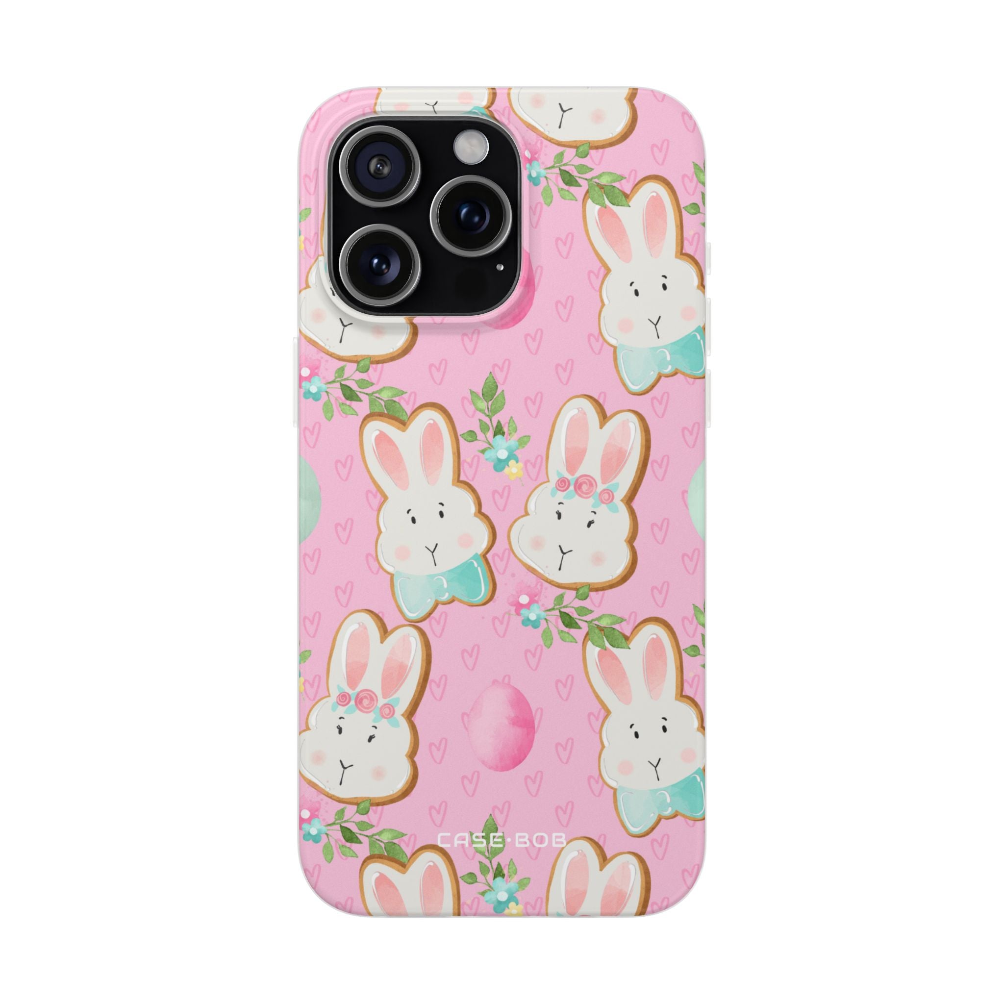 Bunny Blossom iPhone 15 Pro Max Case - Soft