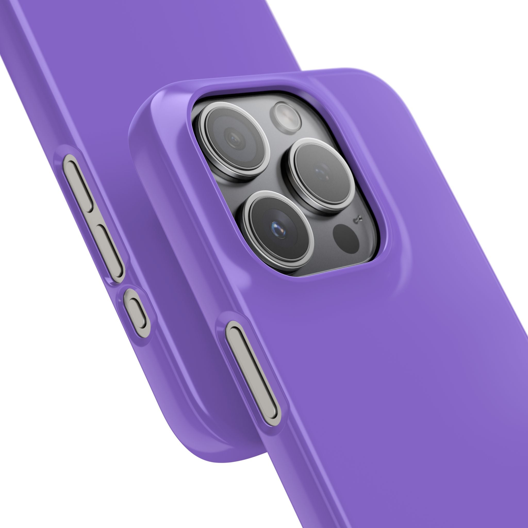 Medium Purple iPhone 15 - Slim Phone Case