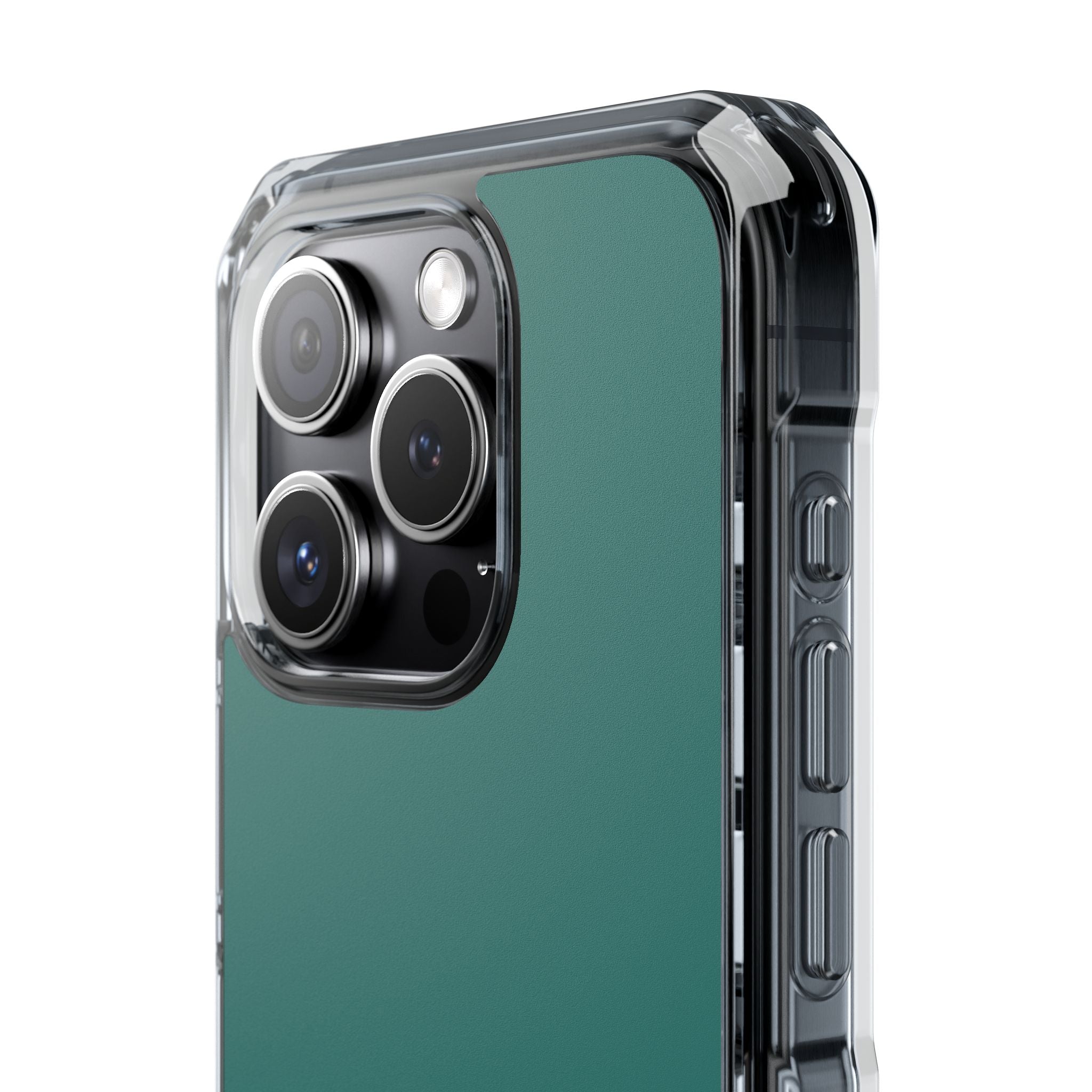 Myrtle Green - Clear Impact Case for iPhone