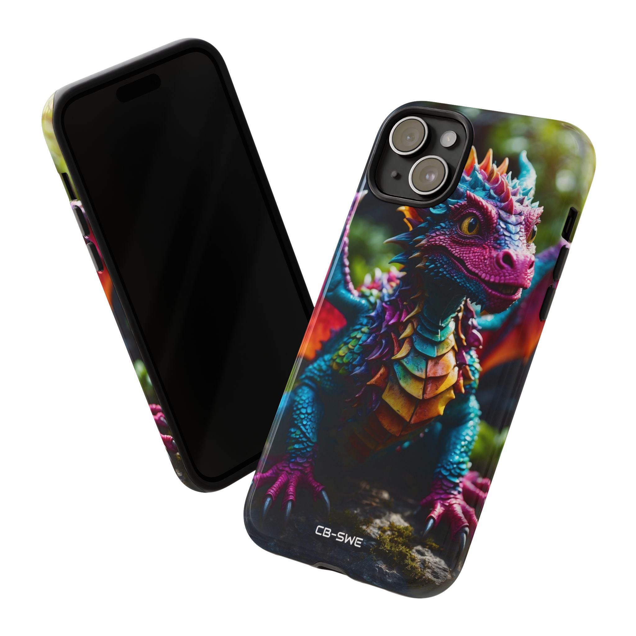 Friendly Dragon Smiles - iPhone Case