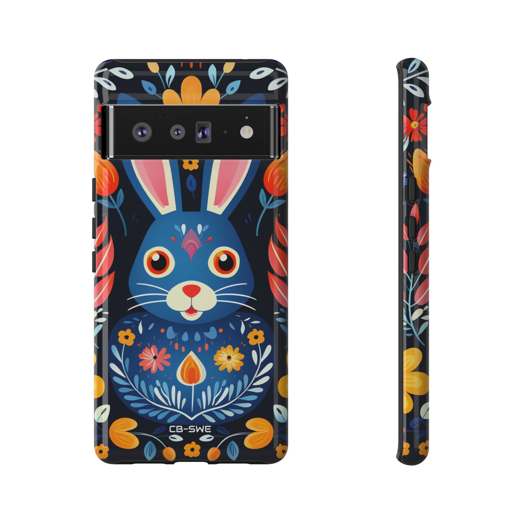 Bunny Jumps Joyfully - Google Pixel Case