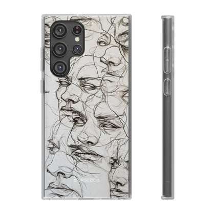 Ethereal Faces | Flexible Phone Case for Samsung Galaxy