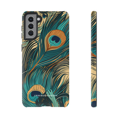 Art Nouveau Peacock Elegance  Samsung S21 - Tough Phone Case